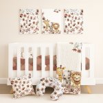 Cot Duvet Bedding Trio Wildflower Rusty Safari Pot