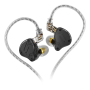 Kz ZS10 Pro X - 4 Ba + 1 Dd In Ear Monitor Black With Case