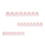 Square French Press On Nails Short Cute Fake Nails Flower False Nails