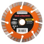 - Diamond Blade Standard Diamond Cutting Blade - Pack Of 10 115MM