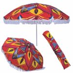 2.0M Beach Umbrella - Heather Burns Collection - Fun