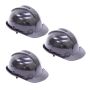 Hard Hat - Worker Safety Helmet - Black - 2 Pack