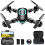 Foldable Drone For Beginners With 1080P Camera
