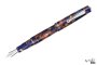 Leonardo Momento Zero Fountain Pen – Pietra Marina With Rhodium Trim
