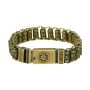 Brass Tibetan Script Bracelet - Large