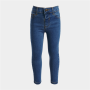 Younger Girl&apos S Mid Blue Skinny Jeans