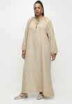 Superbalist Volume Sleeve Maxi Tunic With Slit - Neutral