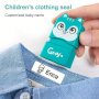 1pc Green Squirrel Customized Custom Name Stamp For Printing On Clothes Without Fading After Washing Easter Gift Halloween And Christmas Gift
