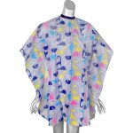 Kids Cape Grey With Dinosaurs Studs