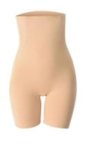 Tummy Control Bust Enhancing & Waist Slimming Body Shaper Underwear 4XL - Tan