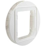 Sureflap White Microchip Pet Door Mounting Adaptor Waggs Pet Shop