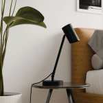 Polaris Metal Table Lamp In Matt Black