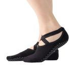 Closed Toe With Elastic Cross Over Basic Black