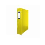 Donau A4 2R 30MM Polyprop Binder Yellow