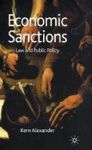 Economic Sanctions - Law And Public Policy Hardcover