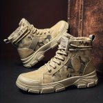 Men's Outdoor Hiking Shoes Breathable Comfortable Arch Support Non-slip Mountaineering Travel Sneakers
