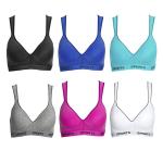 Pack Of 6 Colour Wireless Sports Bra's - 8926B 38B 40B 40C 40D - 42D