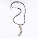 Fish Pendant Multi String Necklace - Silver Free