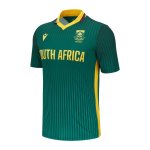 Macron Cricket South Africa 25 26 Kids Odi Match Jersey