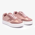 Soviet Ladies Paris Lace Up Sneaker - Pink - 8