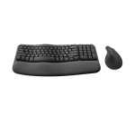 Logitech Wave Keys And Lift - Wireless Keyboard And Mouse - Graphite - Bluetooth
