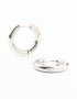 Waterproof Stainless Steel Thick Clicker Hoop Earrings 22 Mm