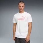 Puma Mens Graphic No 1 Logo T-Shirt In White - White 2XL