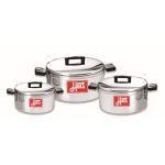 J7 Aluminium Pots With Lids 6-PIECE Set