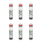 Metal Fix Polymer Hybrid Sealant Adhesive 290ML 6 Pack