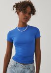 Shay Short Sleeve Top - Satin Blue