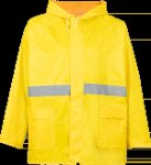 Pioneer Rubberrised Rain Suit Yellow With Reflective Tape