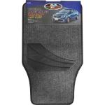 Motoquip Carpet Car Mat Set Black 4PC 4PCE