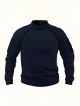 Men's Casual Pullover Sweatshirt For Fall Winter Outdoor Activities