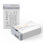 K&f Concept 2-PACK 1040MAH LP-E17 Usb-c Fast Charging Replacement Batteries For Canon Cameras