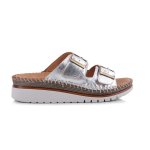 Shallow Silver - Silver 42 Leather