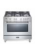 ELBA Excellence 90CM 5 Burner Gas Cooker With Gas Oven - Stainless Steel + Free Totai Heater