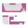 T4 Keycap Set Purple / White / Pink