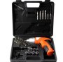 45 Pieces 4.8V Rechargeable Electric Cordless Screwdriver Drill Set