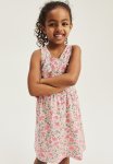 Patterned Cotton Dress - Pink Floral