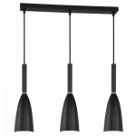 Jolie 3 Light Pendant Light - White