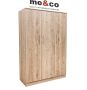 Scotty 3 Door Wardrobe - Oak