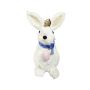 Grass Bunny Boy White With Crown 26CM