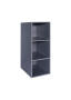 Space Home Cupboard With 3 Shelves Grey H100XW40XD60CM