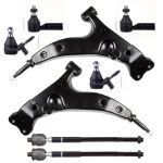 8PC K80333 K80334 EV303 ES2382 K9742 Front Lower Control Arm Ball Joint Tie Rod End For Toyota Corolla 1993 1994 1995