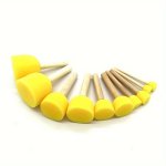 5PCS SET Round Mushroom Head Sponge Brush For Doodling And Painting