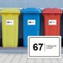 6/12/24/48/96PCS Customize Your Waste Bin With High-quality Stickers - Personalized With Your House Number And Road Name Weatherproof Horizontal Decals 10X15CM