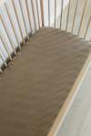 Hazelnut Muslin Cot Fitted Sheet - Large Sa Cot: 132CM X 66CM X 10CM