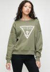 Guess Cn Pony Hair Sweatshirt - Lichen Leaf Green