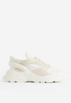 Chunky Trainers - White beige