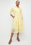 Pringle Ellie Shirt Dress W Lace - Yellow